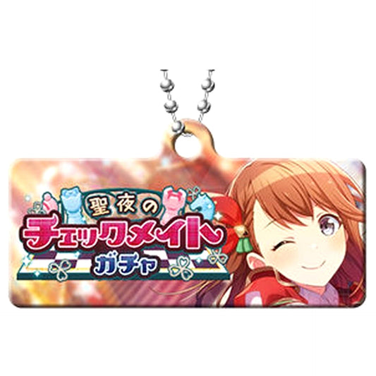 Hatsune Miku: Colorful Stage! Holy Night Checkmate Gacha Capsule Metal Banner Keychain Collection Vol.9 Keychains [USED]