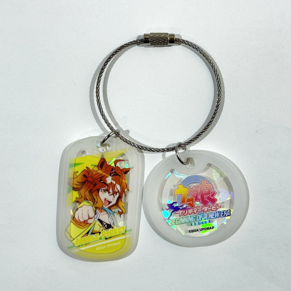 Jungle Pocket Movie Uma Musume Pretty Derby Beginning of a New Era Acrylic Hologram Keychain [USED]