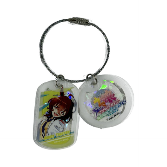 Agnes Tachyon Movie Uma Musume Pretty Derby Beginning of a New Era Acrylic Hologram Keychain [USED]
