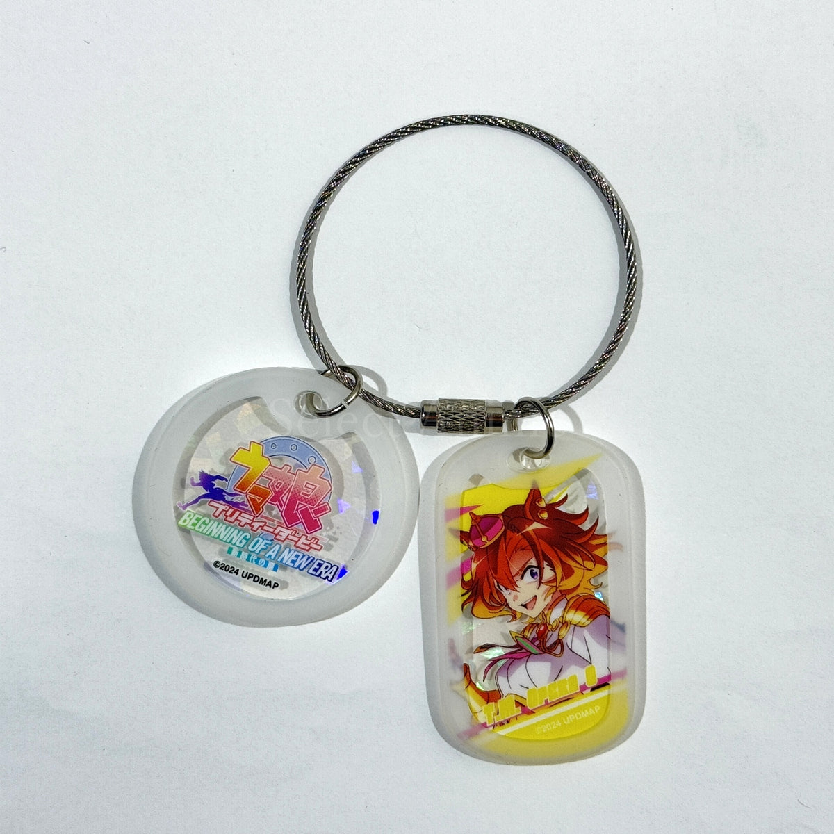 T.M. Opera O Movie Uma Musume Pretty Derby Beginning of a New Era Acrylic Hologram Keychain [USED]