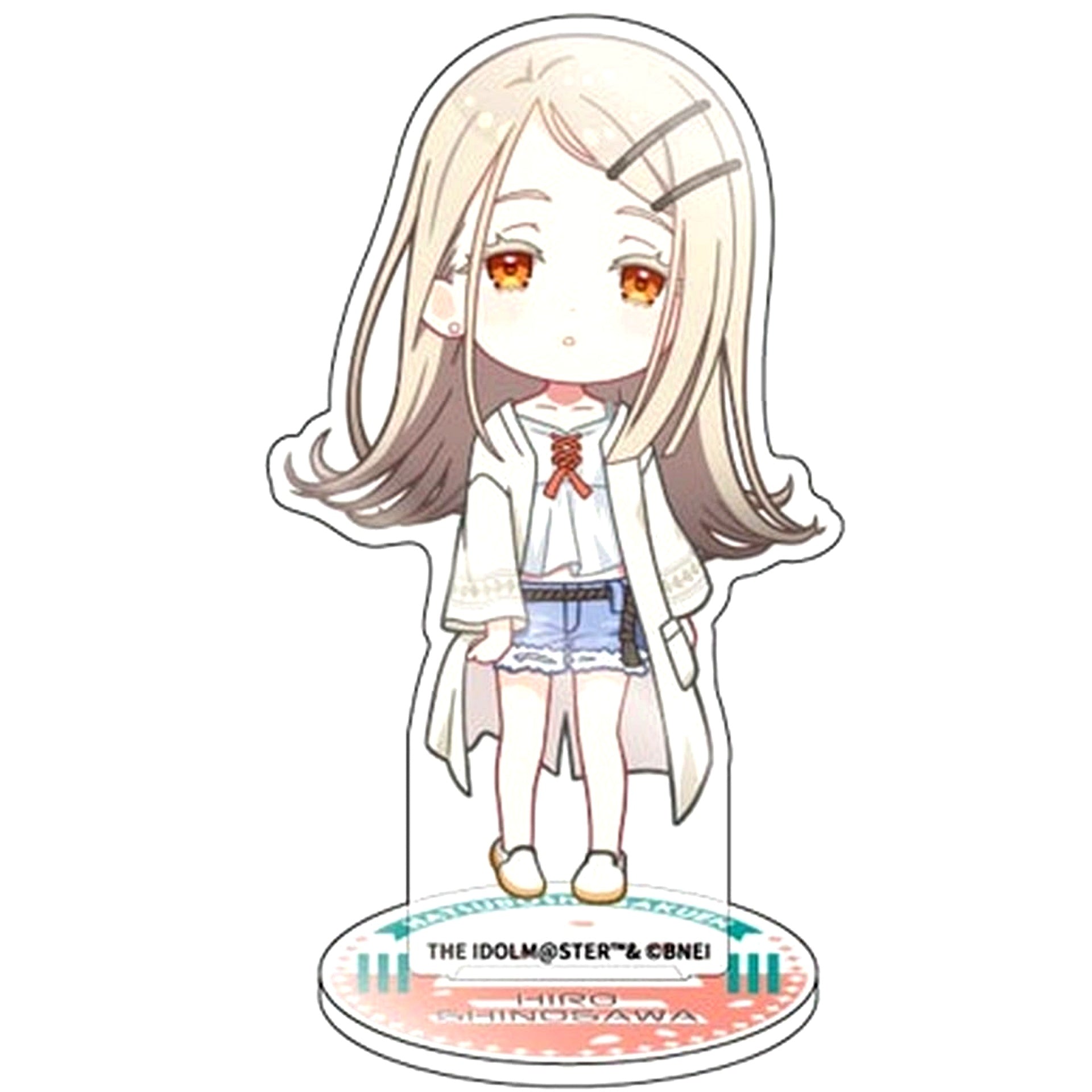 Hiro Shinosawa Gakuen Idolmaster Chibi Character Acrylic Stand [USED]