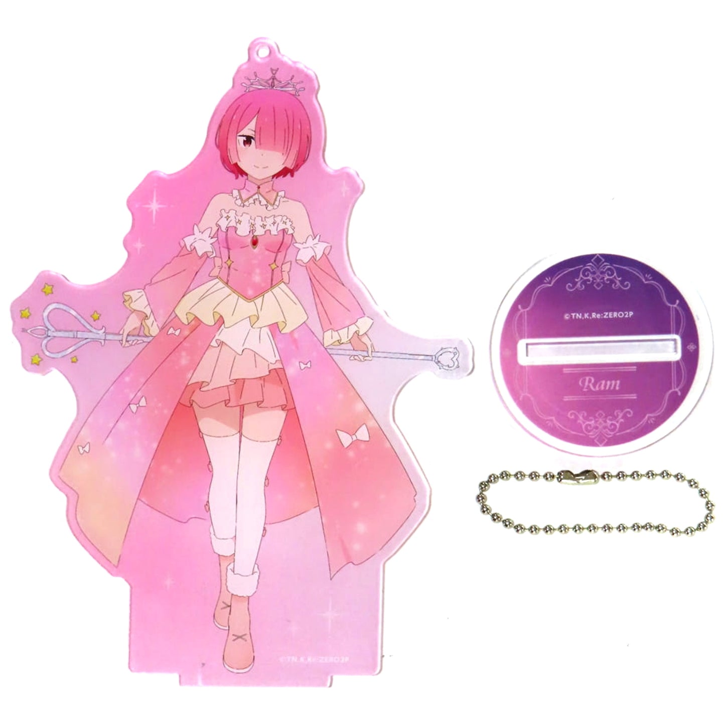 Re:ZERO -Starting Life in Another World- Ram Acrylic Stand Keychain 2024 Re:Zero Ram and Rem's Birthday Life 2024 in Marui Exclusive Acrylic Stands [USED]