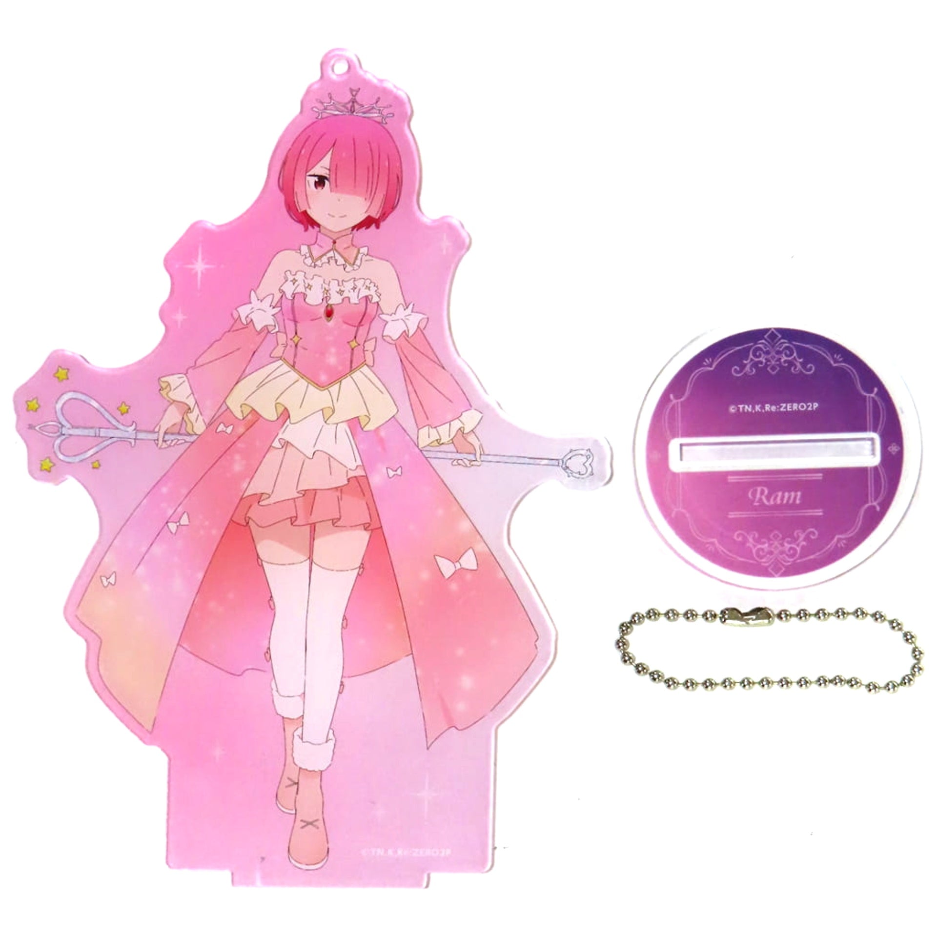 Re:ZERO -Starting Life in Another World- Ram Acrylic Stand Keychain 2024 Re:Zero Ram and Rem's Birthday Life 2024 in Marui Exclusive Acrylic Stands [USED]