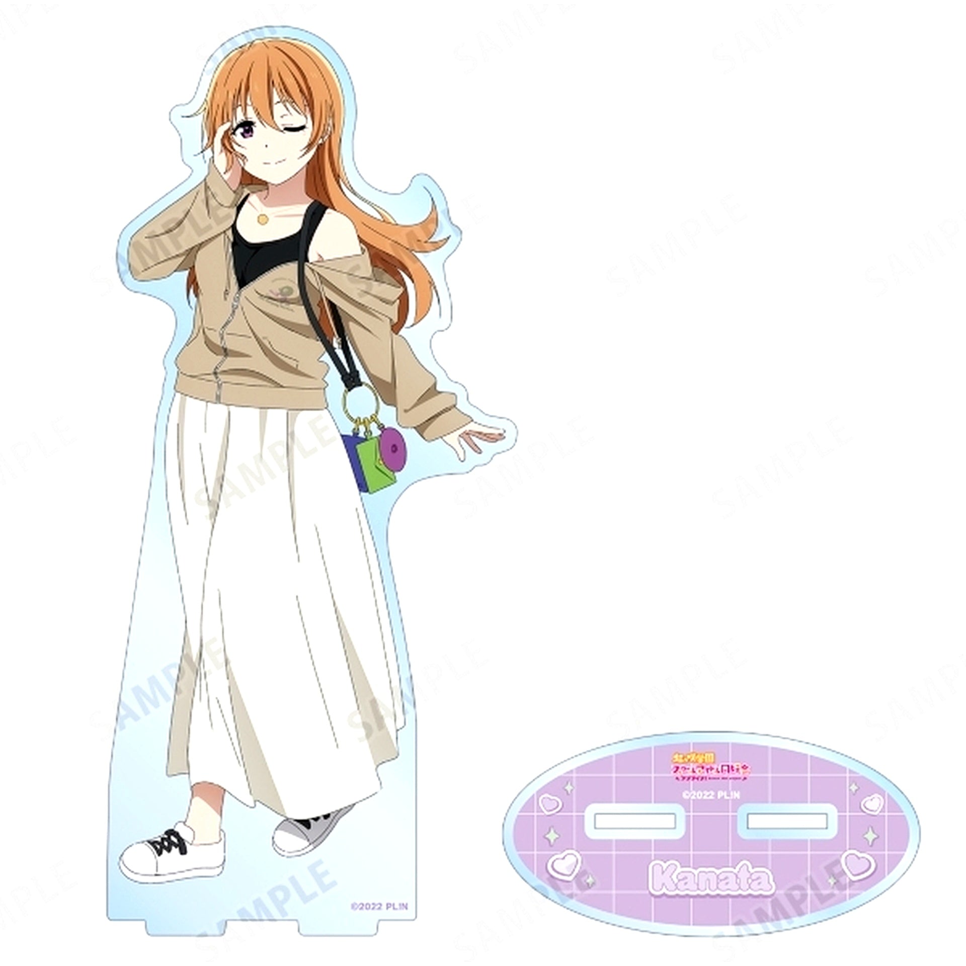 Kanata Konoe Original Illustration Matching Outfit Ver. Big Acrylic Stand Love Live! Nijigasaki High School Idol Club [USED]