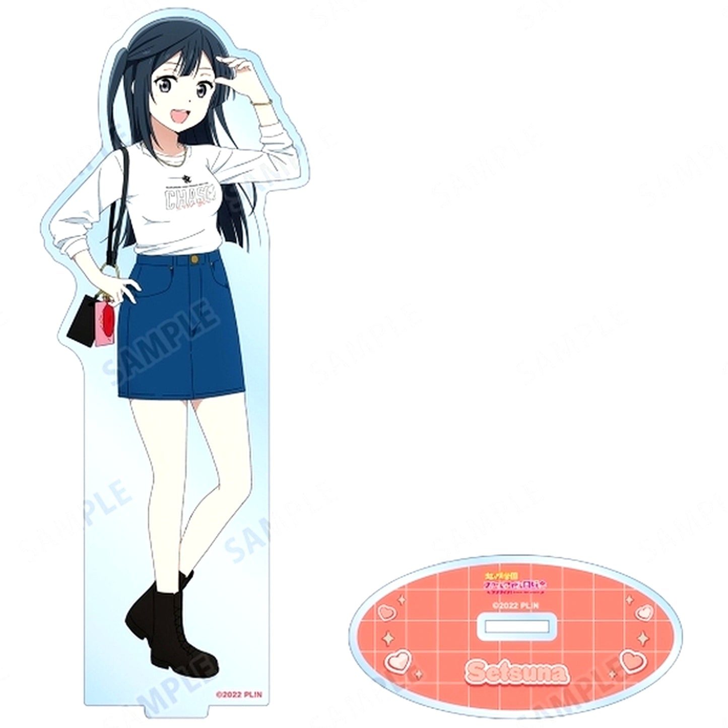 Setsuna Yuki Original Illustration Matching Outfit Ver. Big Acrylic Stand Love Live! Nijigasaki High School Idol Club [USED]