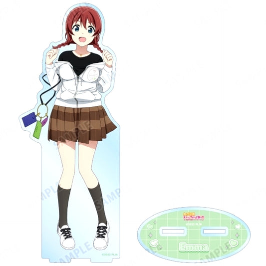 Emma Verde Original Illustration Matching Outfit Ver. Big Acrylic Stand Love Live! Nijigasaki High School Idol Club [USED]