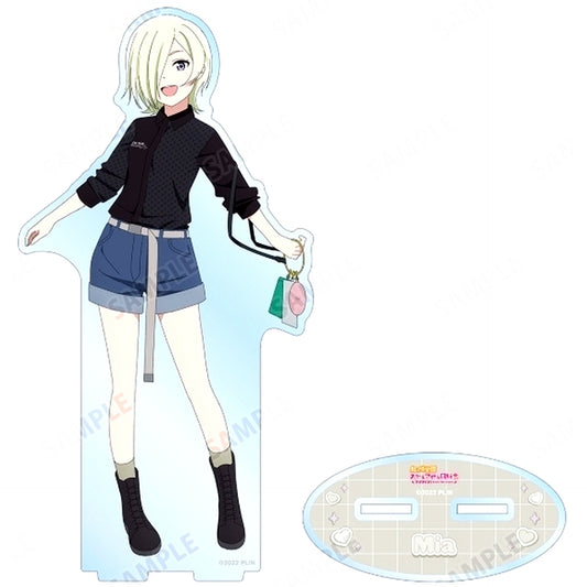 Mia Taylor Original Illustration Matching Outfit Ver. Big Acrylic Stand Love Live! Nijigasaki High School Idol Club [USED]