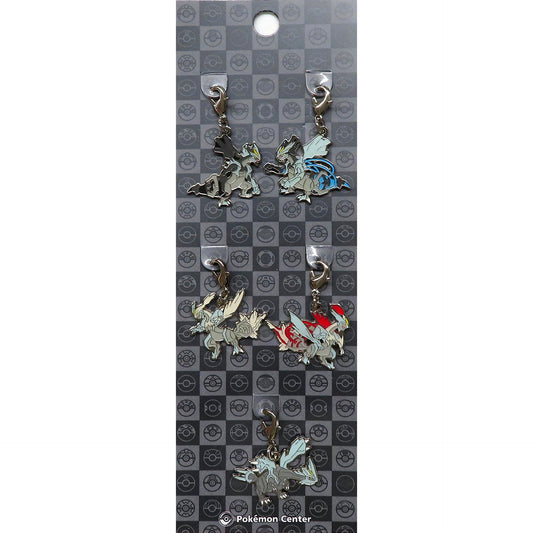 Set of 5 Kyurem 646 National Pokedex Metal Charm Pokemon Pokemon Center Limited [USED]
