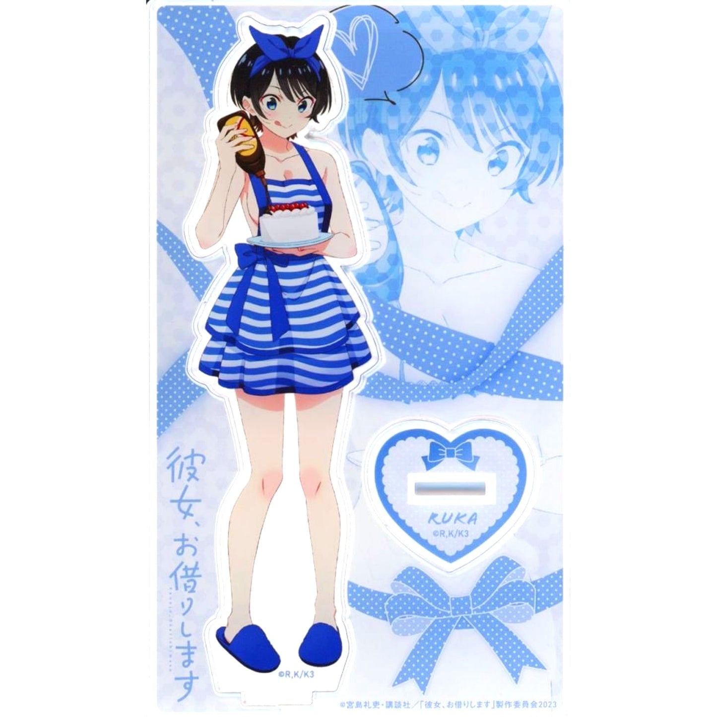 Ruka Sarashina Cute Apron Ver. Acrylic Stand Rent-A-Girlfriend x Karaoke no Tetsujin Vol.2 [USED]
