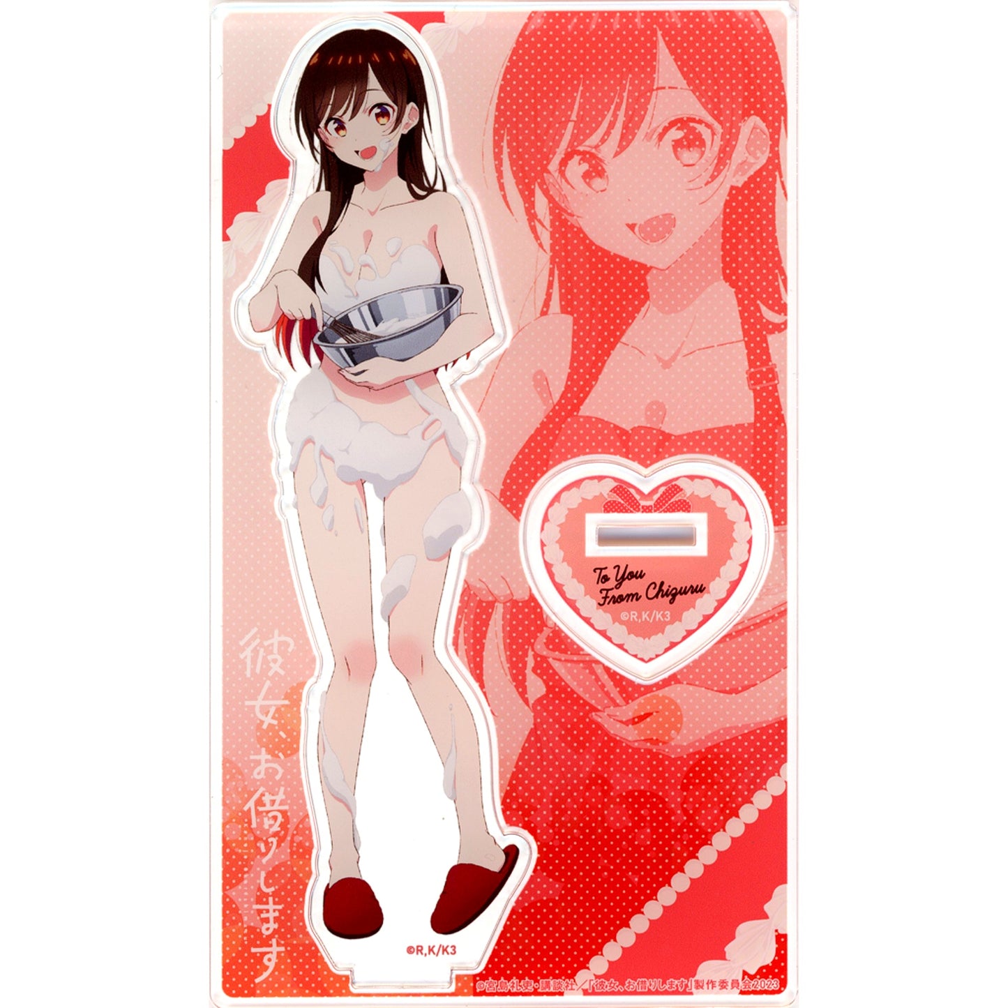 Chizuru Mizuhara Dokidoki Whip Ver. Rent-A-Girlfriend x Karaoke no Tetsujin Vol. 2 Acrylic Stand [USED]