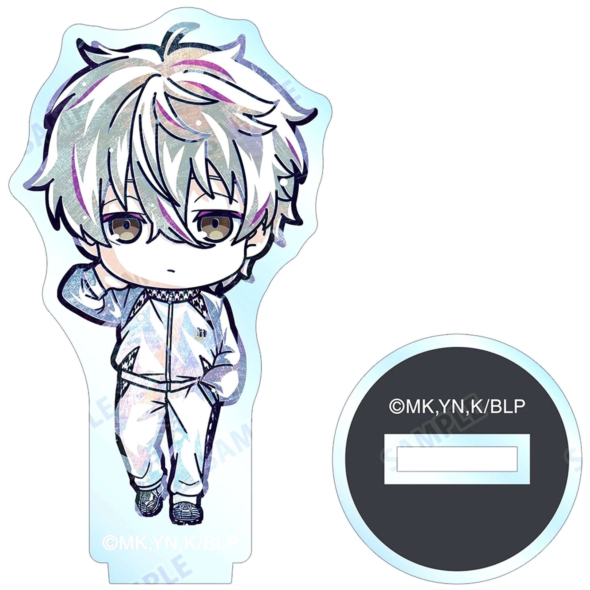 Seishiro Nagi B. BLUELOCK Trading Chibi Ani-Art Acrylic Stand [USED]