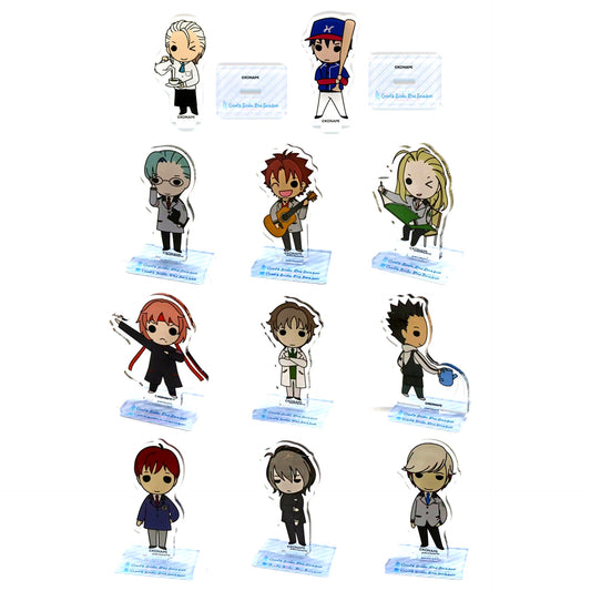 Set of 11 Tokimeki Memorial Girl's Side Tokimeki Life Support Only Shop Mini Character Illustration Acrylic Stand Collection B [USED]