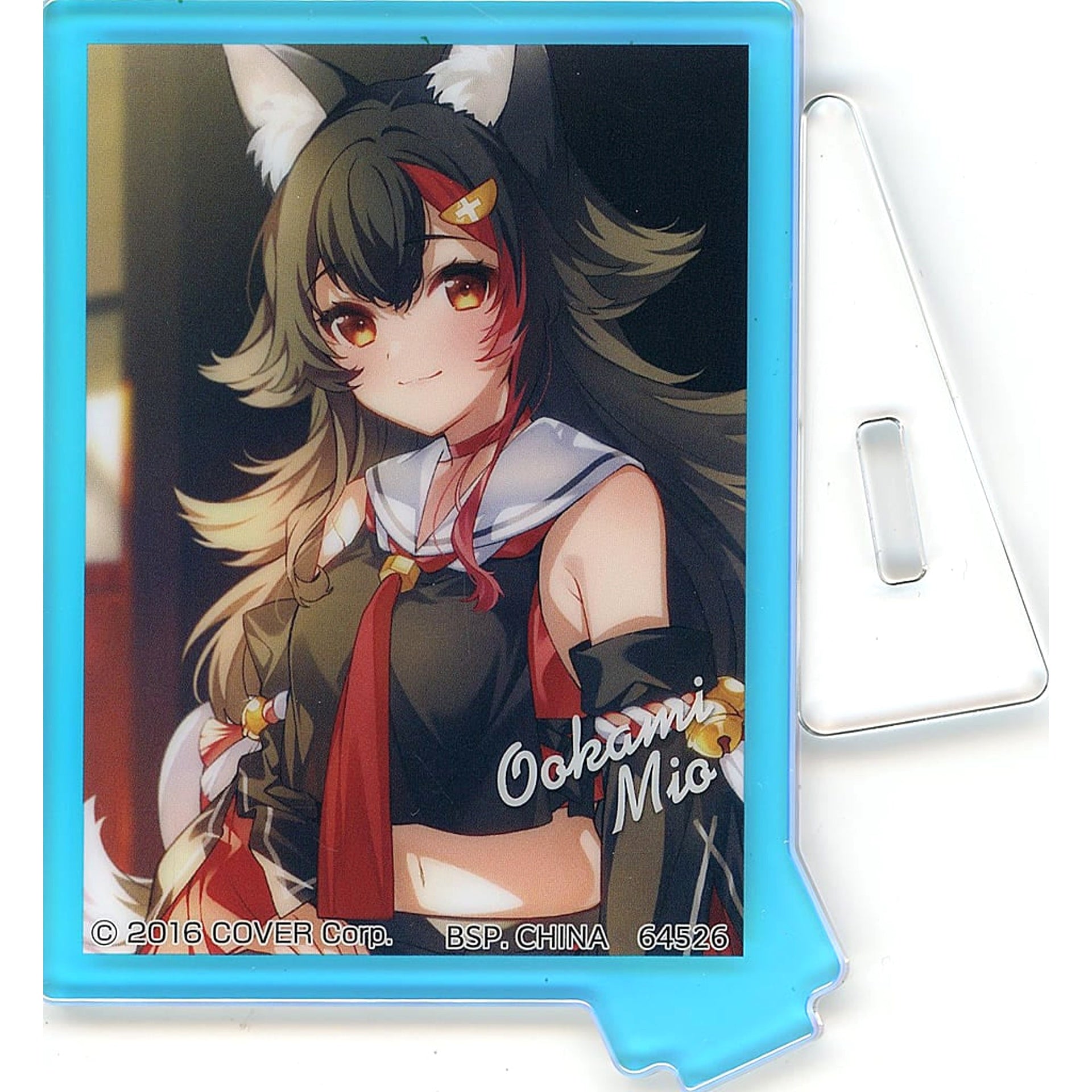 VTuber Hololive Ookami Mio Ichiban Kuji Art Acrylic Collection Aurora Acrylic Stand Prize A [USED]