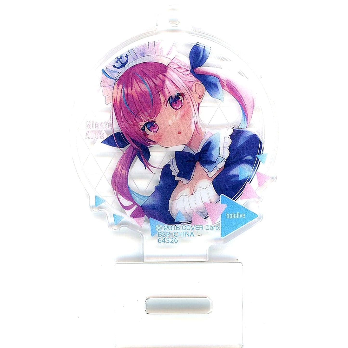 VTuber Hololive Minato Aqua Ichiban Kuji Art Acrylic Collection 2way Acrylic Stand Prize B Acrylic Stands [USED]