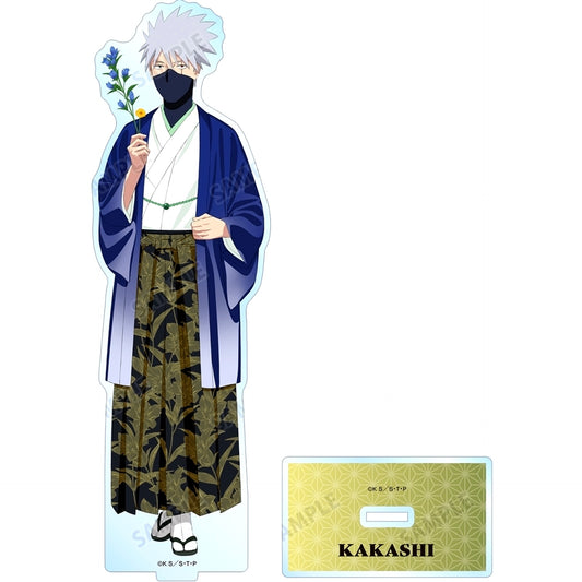 Kakashi Hatake Illustration Sasuke Uchiha Birthday Ver. BIG Acrylic Stand Naruto Shippuden Animate Fair [USED]