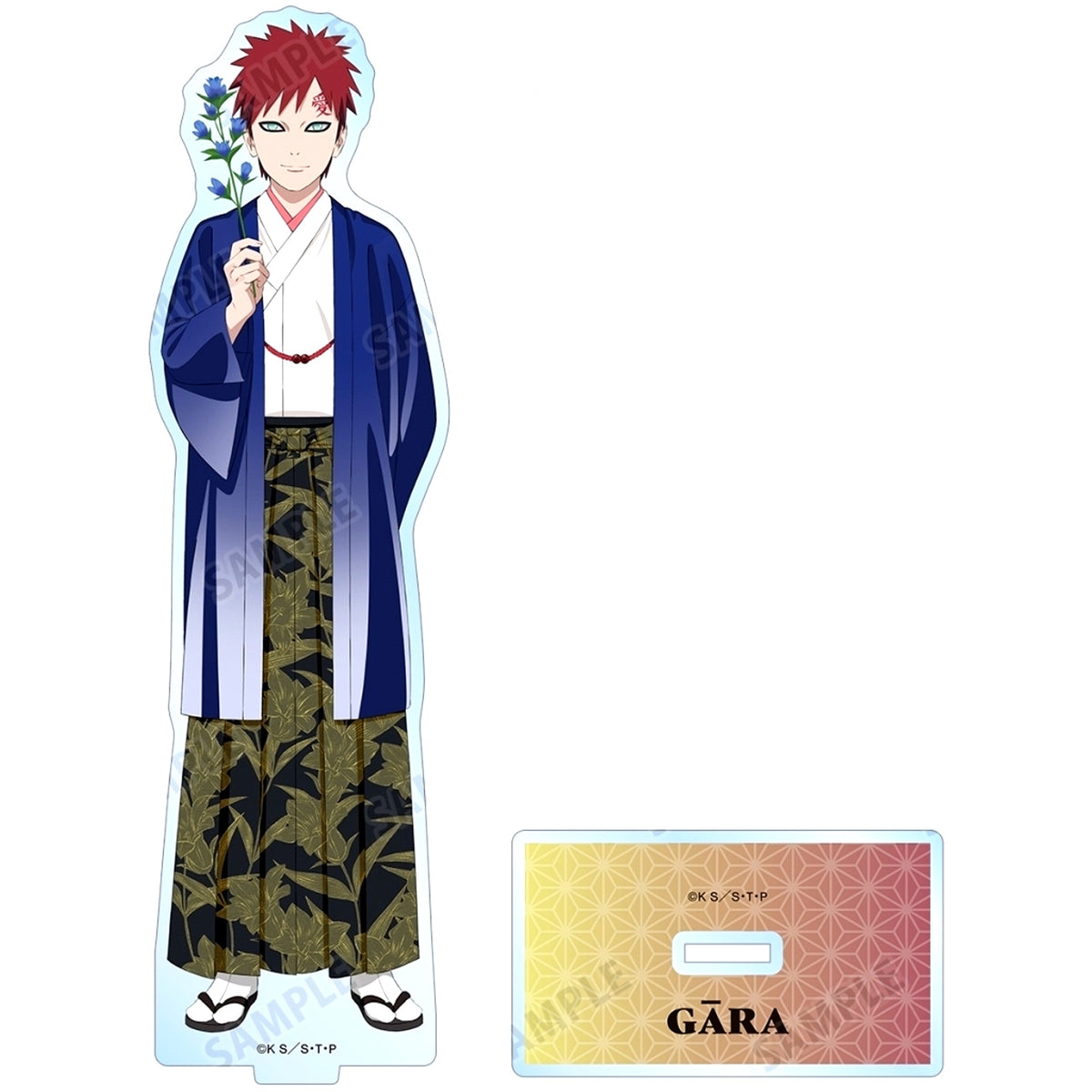 Gaara Original Illustration Big Acrylic Stand Sasuke Uchiha Birthday Ver. Naruto: Shippuden Sasuke Uchiha Birthday Fair in animate [USED]