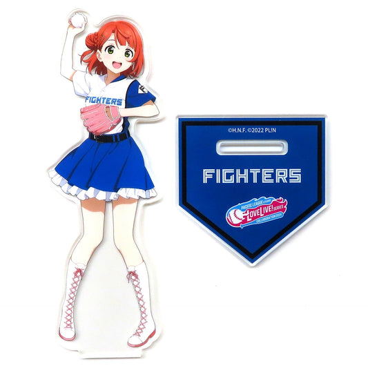 Ayumu Uehara Acrylic Stand Love Live! Series x Pacific League 6 Teams 2024 Love Live! Nijigasaki High School Idol Club x Hokkaido Nippon-Ham Fighters [USED]