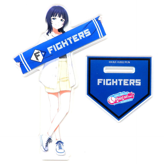 Karin Asaka Acrylic Stand Love Live! Series x Pacific League 6 Teams 2024 Nijigasaki High School Idol Club x Hokkaido Nippon-Ham Fighters [USED]
