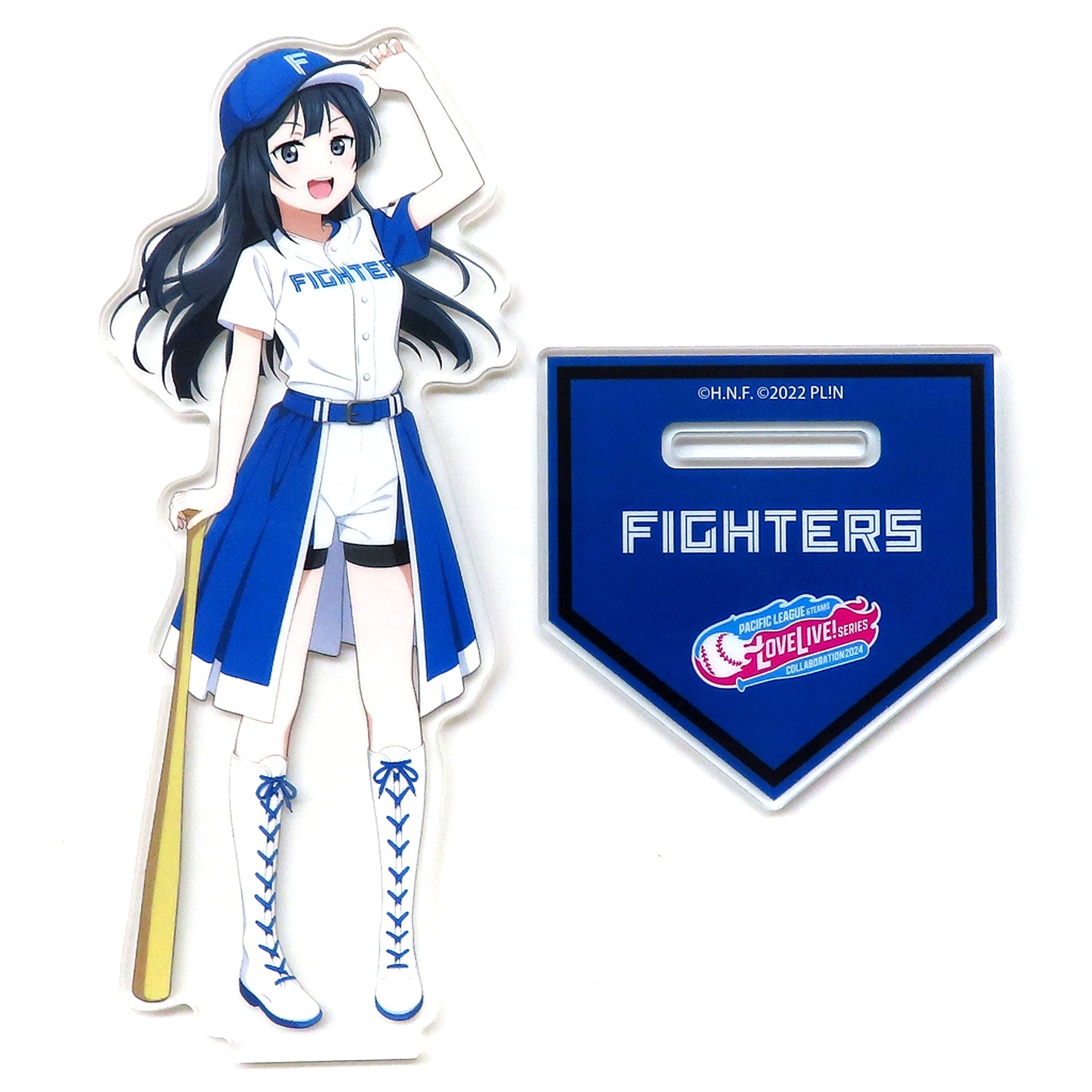Setsuna Yuki Acrylic Stand Love Live! Series x Pacific League 6 Teams 2024 Love Live! Nijigasaki High School Idol Club x Hokkaido Nippon-Ham Fighters [USED]