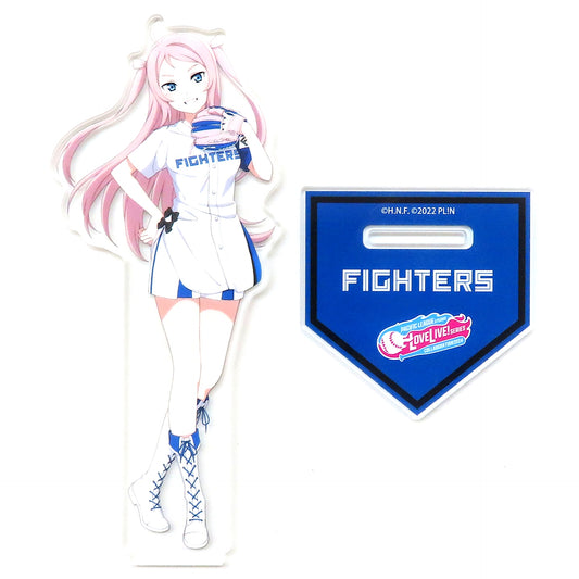 Lanzhu Zhong Acrylic Stand Love Live! Series x Pacific League 6 Teams 2024 Nijigasaki High School Idol Club x Hokkaido Nippon-Ham Fighters [USED]