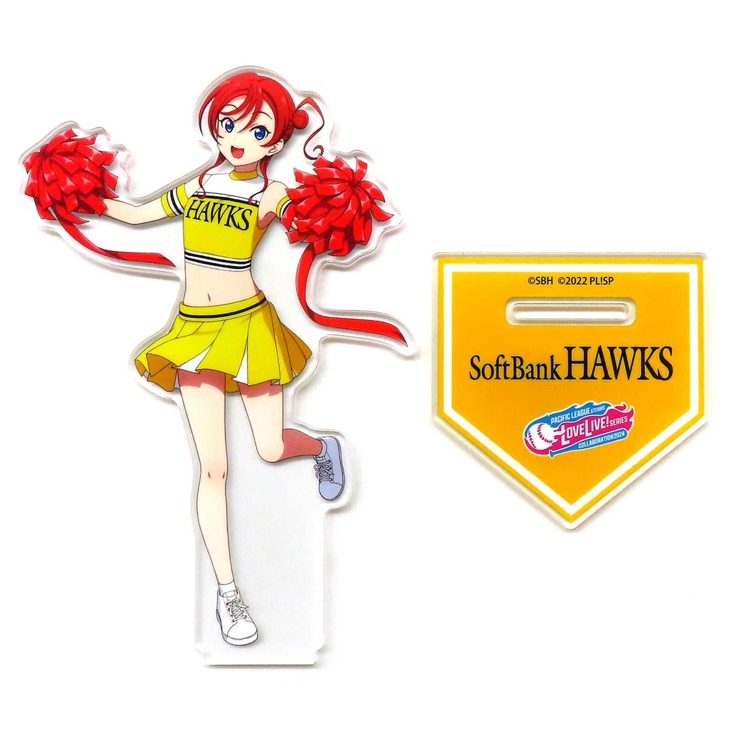 Mei Yoneme Acrylic Stand Love Live! Series x Pacific League 6 Teams 2024 Love Live! Superstar!! x Fukuoka SoftBank Hawks [USED]