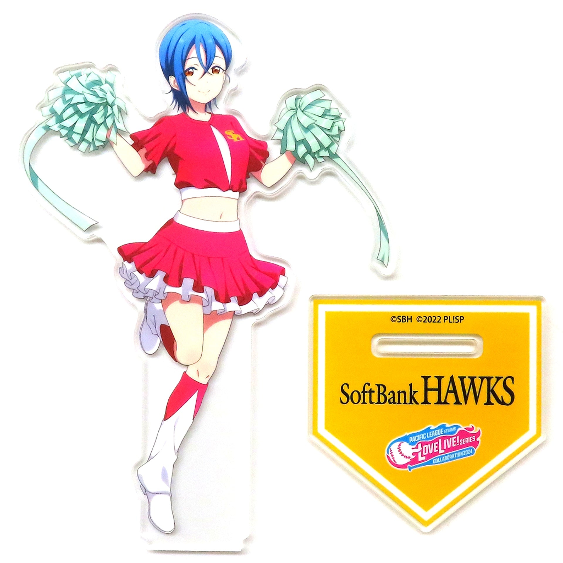 Shiki Wakana Acrylic Stand Love Live! Superstar!! x Fukuoka SoftBank Hawks Pacific League 6 Baseball Teams 2024 [USED]