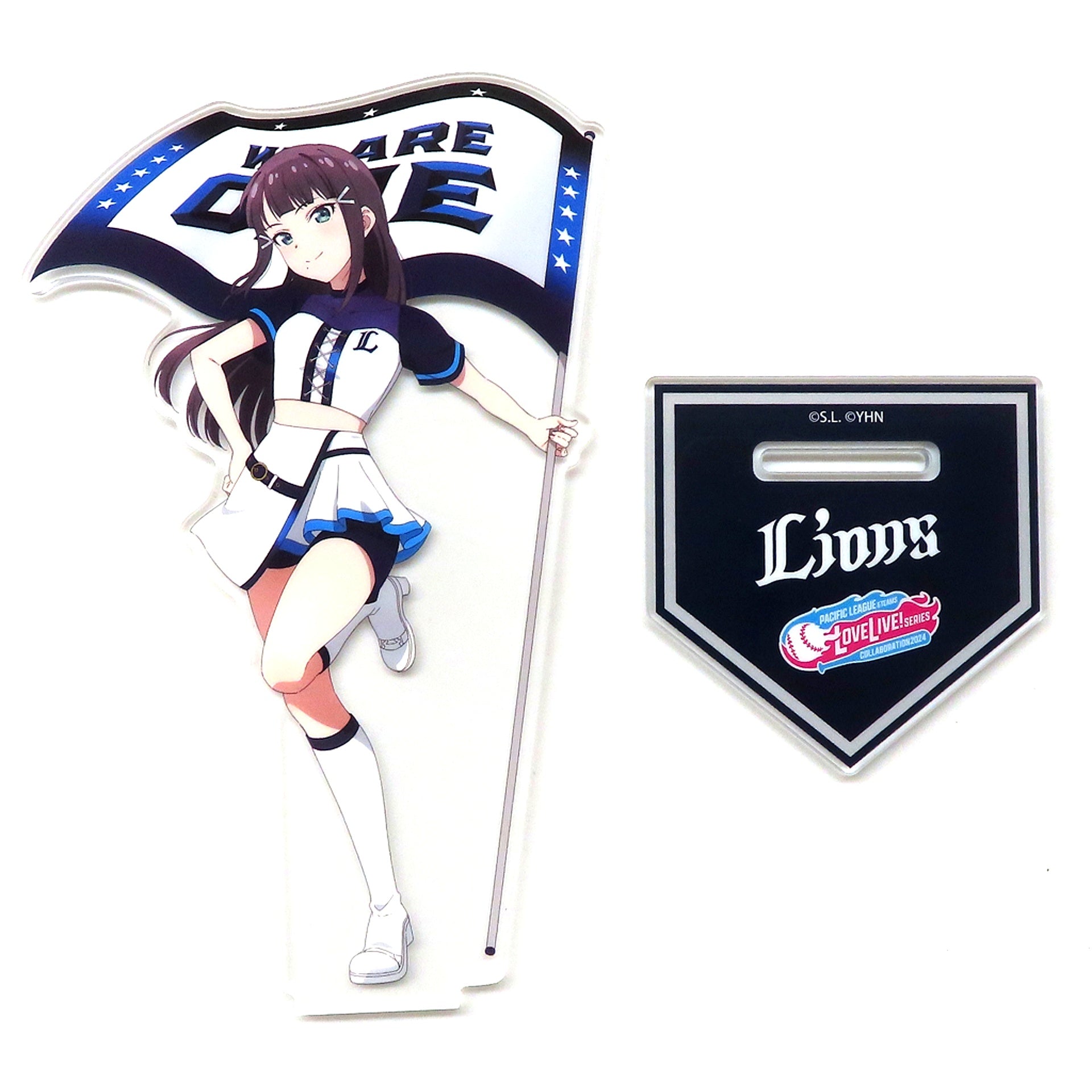 Dia Love Live! Series x Pacific League 6 Teams 2024 YOHANE THE PARHELION -SUNSHINE in the MIRROR- x Saitama Seibu Lions Acrylic Stand [USED]