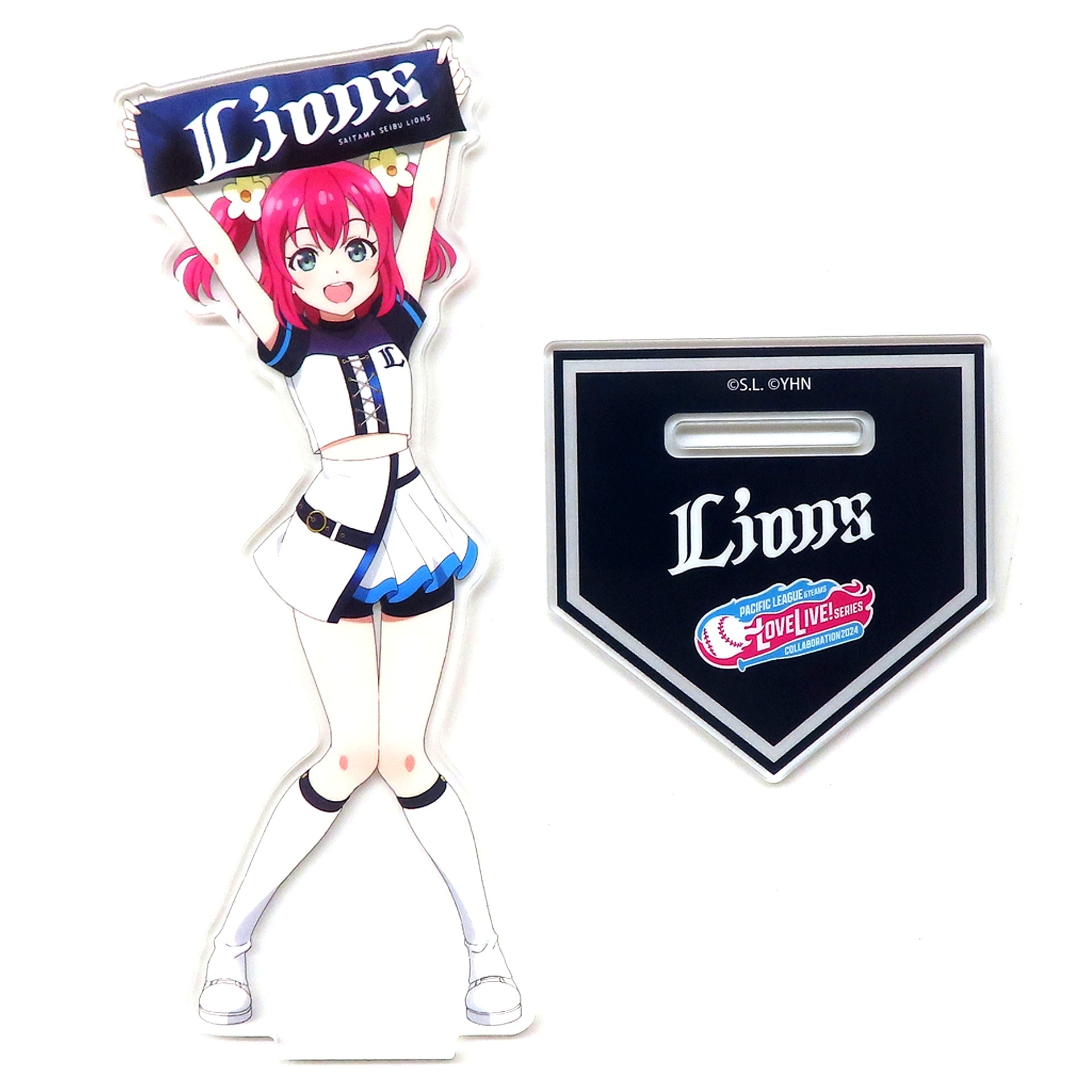 Ruby Love Live! Series x Pacific League 6 Teams 2024 YOHANE THE PARHELION -SUNSHINE in the MIRROR- x Saitama Seibu Lions Acrylic Stand [USED]