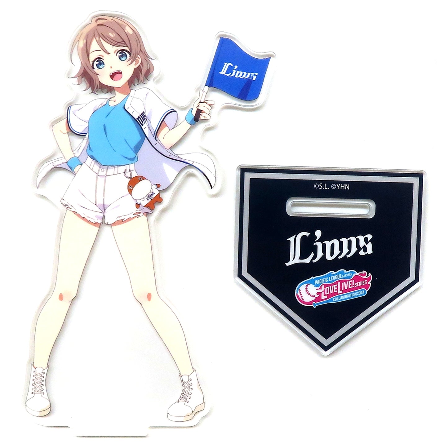 You Love Live! Series x Pacific League 6 Teams 2024 Yohane of the Parhelion SUNSHINE in the MIRROR x Saitama Seibu Lions Acrylic Stand [USED]