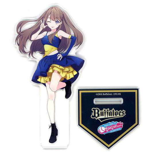 Megumi Fujishima Acrylic Stand Love Live! Series x Pacific League 6 Teams 2024 Hasunosora Girls' High School Idol Club x Orix Buffaloes [USED]