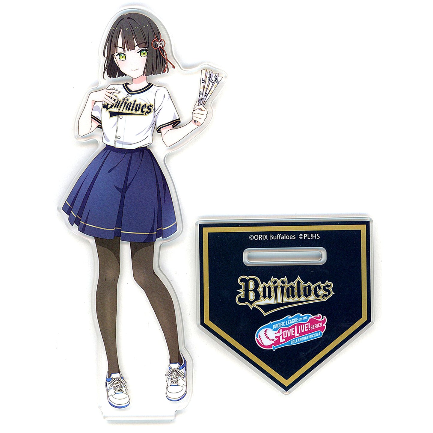 Ginko Momose Love Live! Series x Pacific League 6 Teams 2024 Love Live! Hasunosora Girls' High School Idol Club x Orix Buffaloes Acrylic Stand [USED]