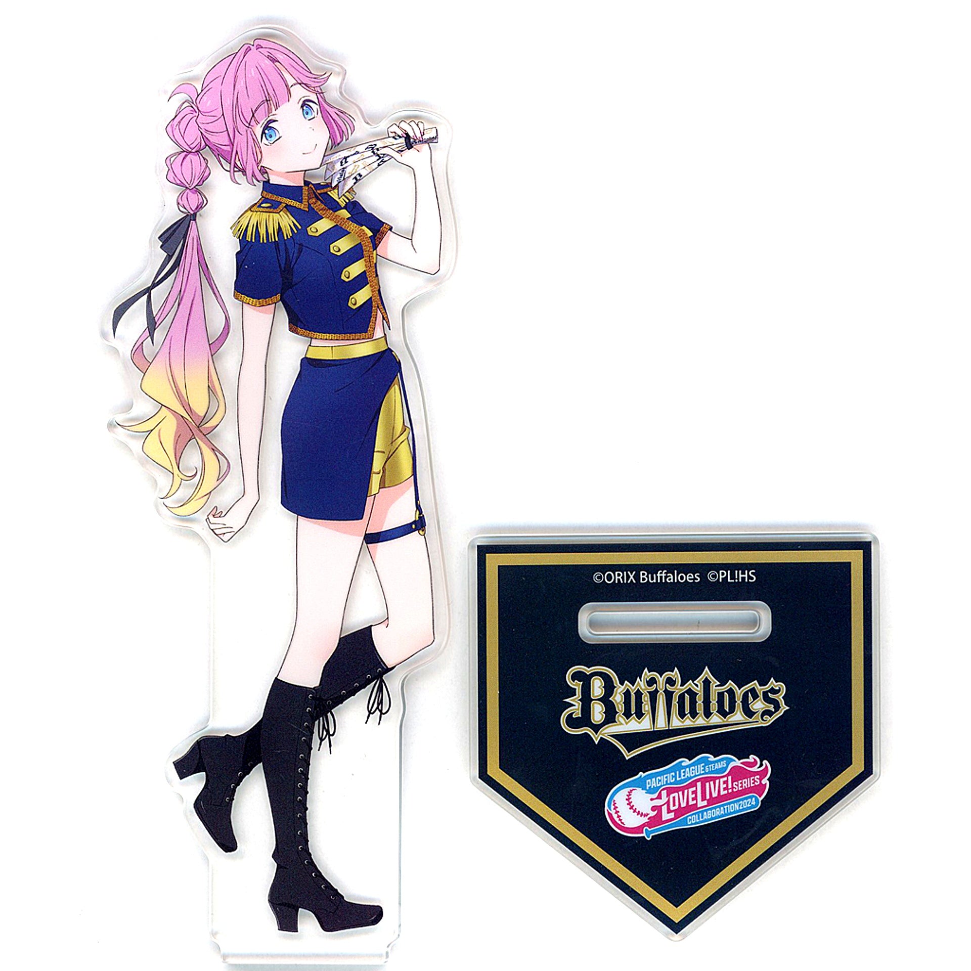 Hime Anyoji Acrylic Stand Love Live! Series x Pacific League 6 Teams 2024 Hasunosora Girls' High School Idol Club x Orix Buffaloes [USED]