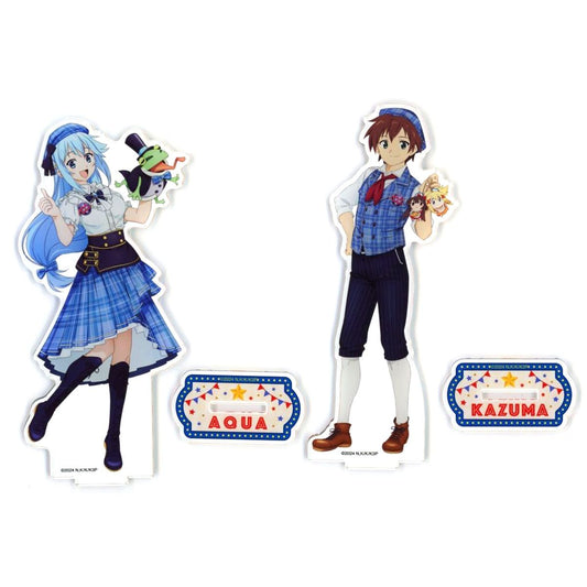 Kazuma, Aqua Acrylic Stand Figure Set Studio Cast Ver. KonoSuba: God's Blessing on This Wonderful World! 3 [USED]