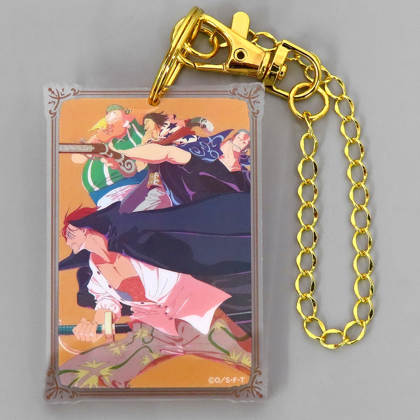 Red Hair Pirates One Piece Daily Illustration Collection Trading Acrylic Bag Charm [USED]