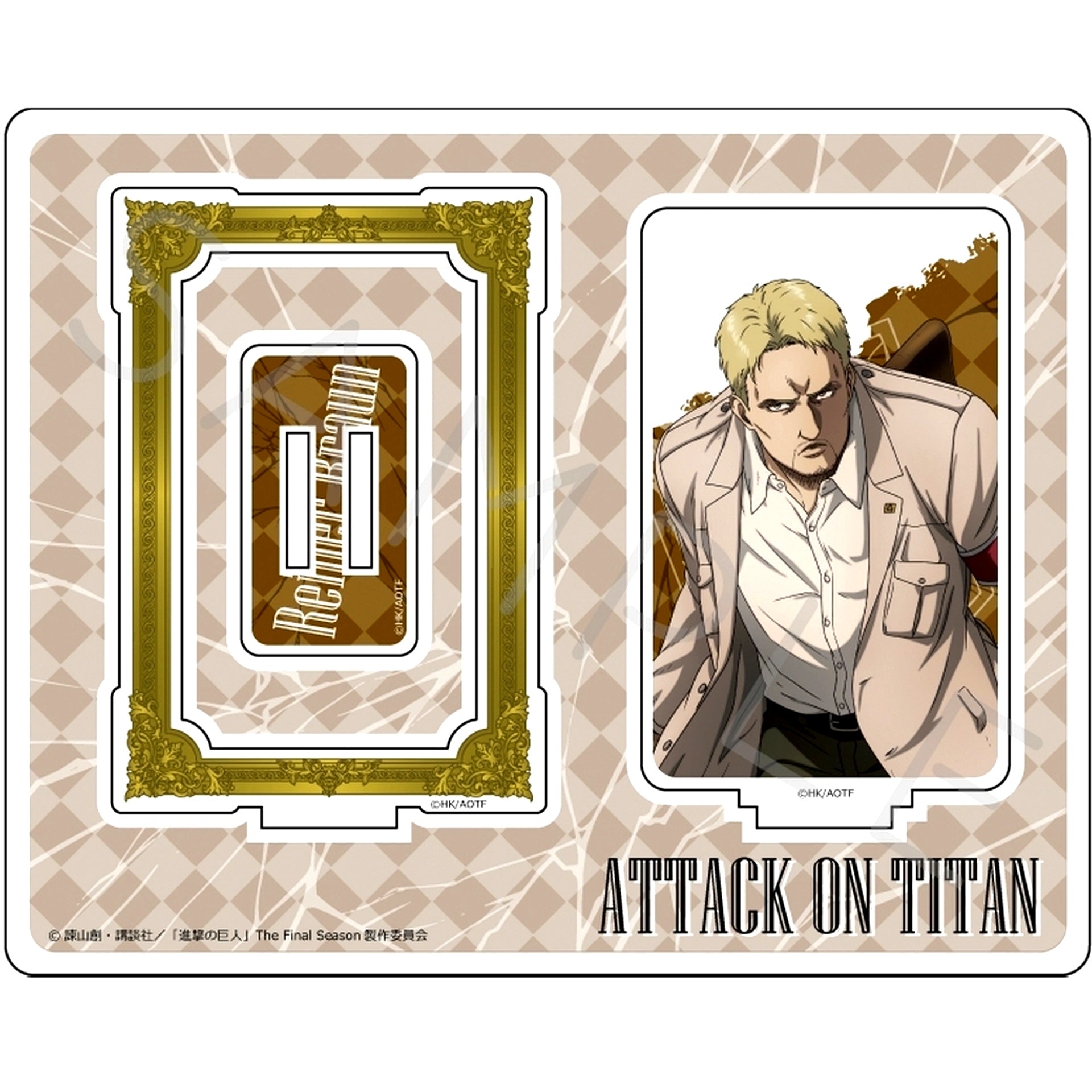 Reiner Braun NE. Attack on Titan The Final Season Acrylic Stand Vol. 10 [USED]
