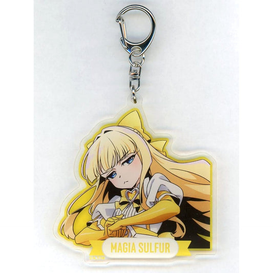 Magia Sulfur C-6 Prize Gushing over Magical Girls Acrylic Keychain Kujibikido Online Kuji [USED]