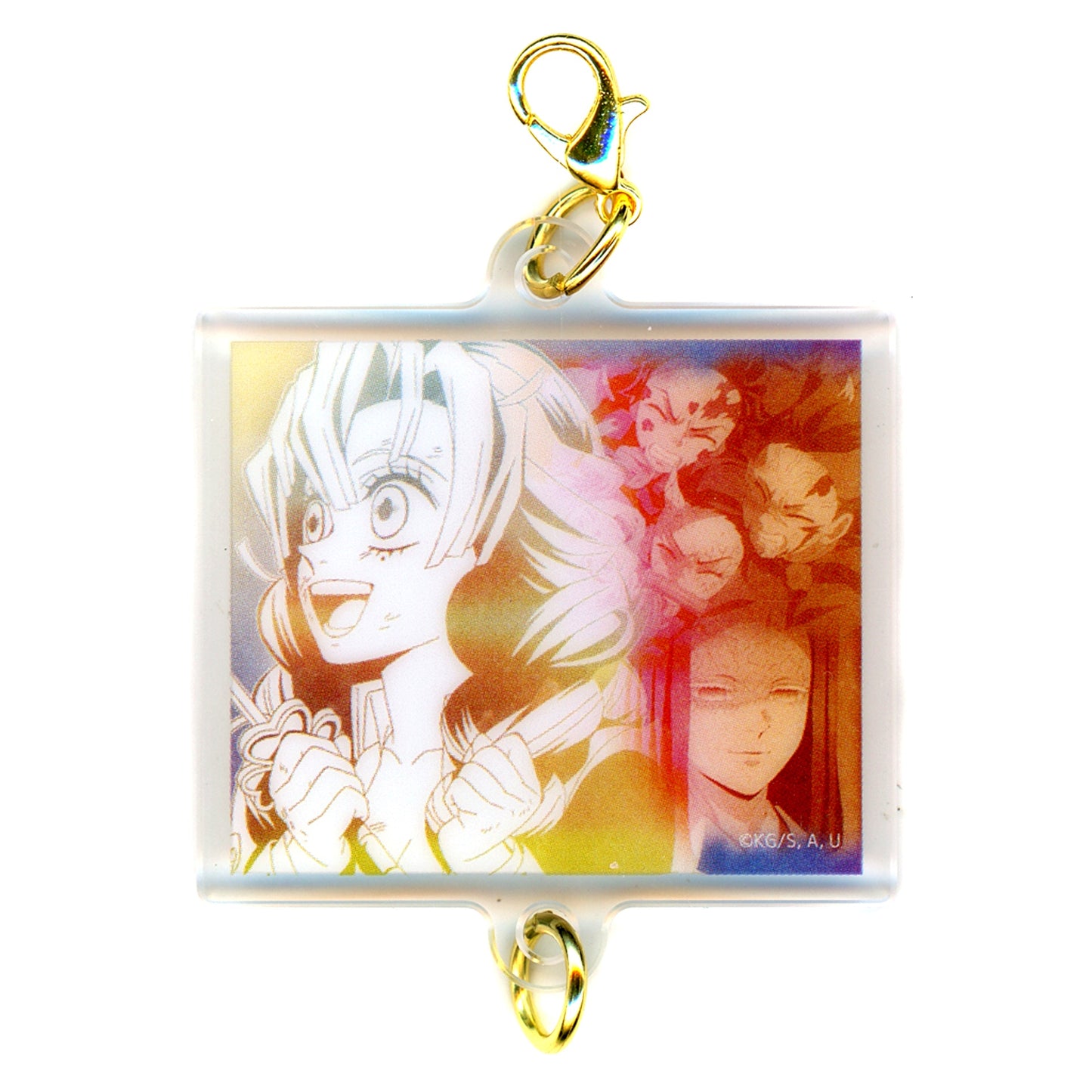 Mitsuri Kanroji Facing Left Diagonal Demon Slayer Kimetsu no Yaiba Orchestra Concert Swordsmith Village Arc Connecting Bonds Acrylic Charm [USED]