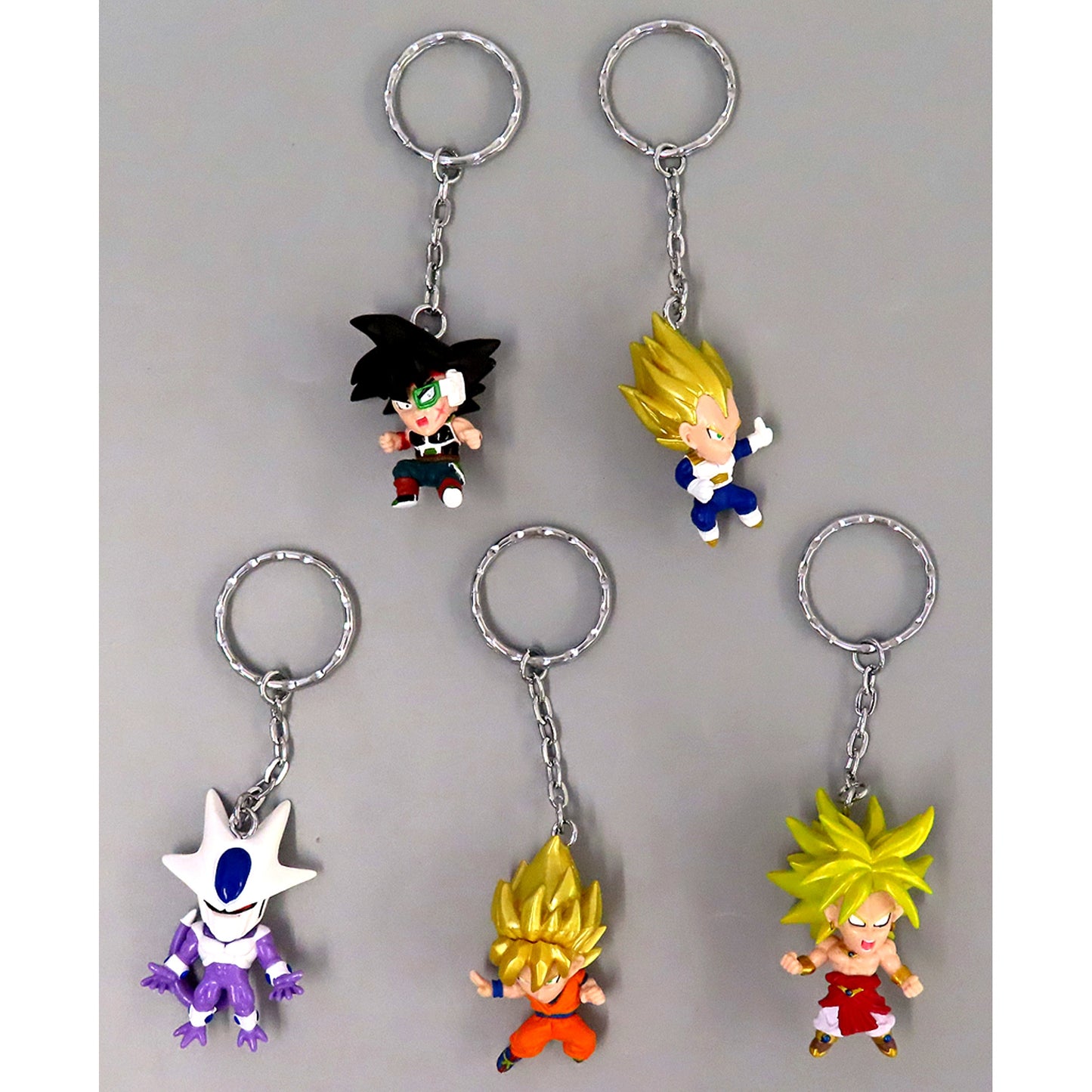 Set of 5 Dragon Ball Z Figure Keychain Movie Edition [USED]