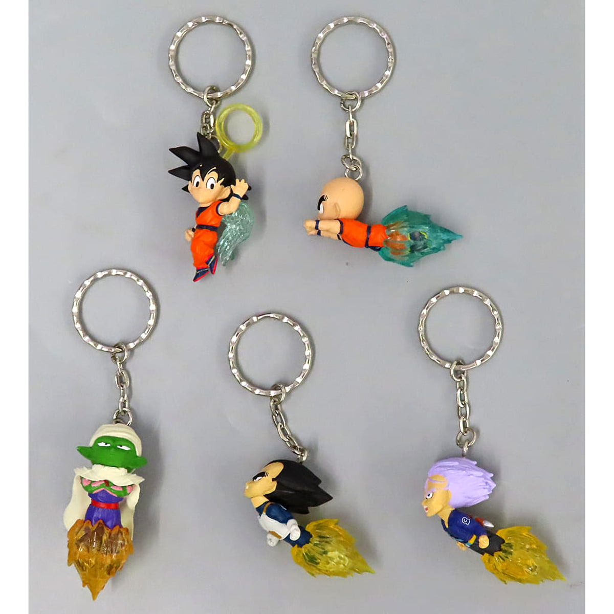 Dragon Ball Z Trunks & Others Figure Keychain Fly! Flight All 5 Types Set Keychains [USED]
