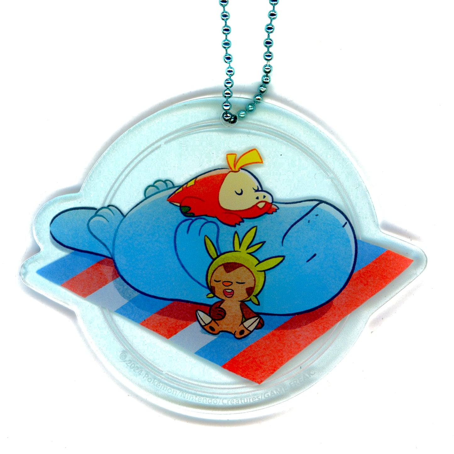 Quagsire & Fuecoco & Chespin Pokemon Acrylic Charm Collection Pokemon Center Tokyo Bay R [USED]
