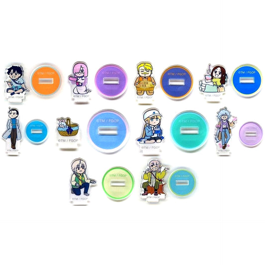 Fate/Grand Order Fujimaru Ritsuka wa Wakaranai Trading Mini Acrylic Figure All 10 Types Set Loft POP UP STORE Tsuchida-sensei Original Illustration Hanami Ver. [USED]