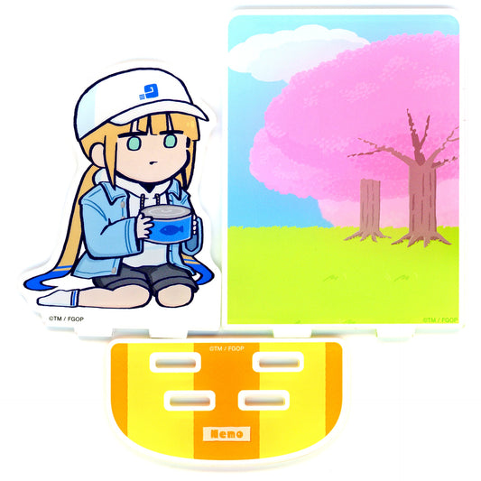 Nemo Tsuchida Sensei Illustration Cherry Blossom Viewing Ver. Large Acrylic Stand Fate/Grand Order: You've Lost Ritsuka Fujimaru Pop Up Store LOFT [USED]