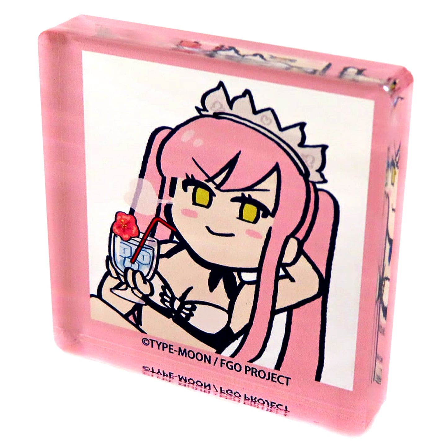 Queen Medb Fate/Grand Order Ritsuka Fujimaru Doesn't Get It x THE Character CAFE Acrylic Block Vol.2 [USED]
