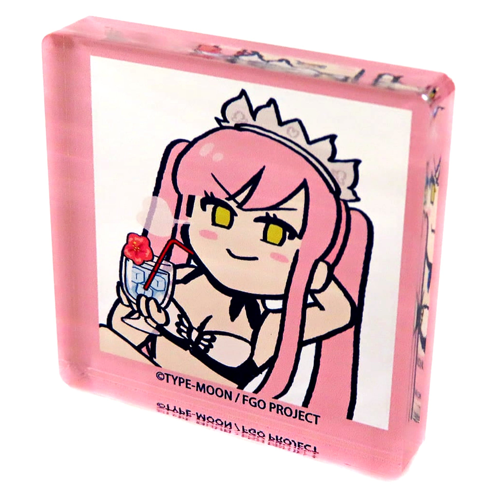 Queen Medb Fate/Grand Order Ritsuka Fujimaru Doesn't Get It x THE Character CAFE Acrylic Block Vol.2 [USED]