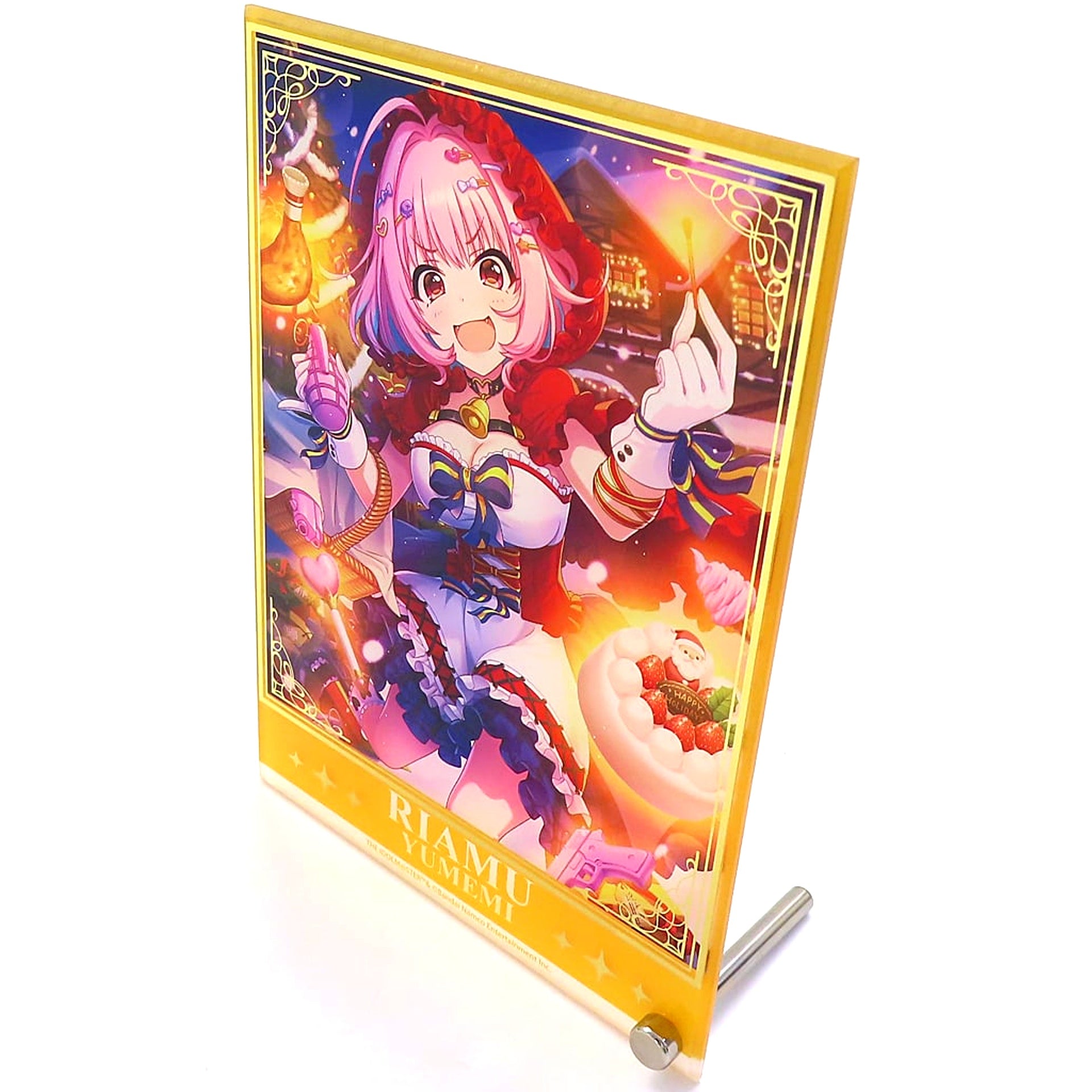 Riamu Yumemi THE IDOLM@STER Cinderella Girls Foil Stamped Acrylic Art x AQUA CiTY ODAIBA Collab [USED]