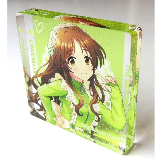 Aiko Takamori Jersey Maid Ver. The Idolmaster Cinderella Girls x AQUA CiTY ODAIBA Collabo Acrylic Block [USED]