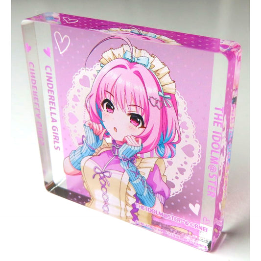 Riamu Yumemi THE IDOLM@STER Cinderella Girls x AQUA CiTY Odaiba Acrylic Item Jersey Maid Ver. [USED]