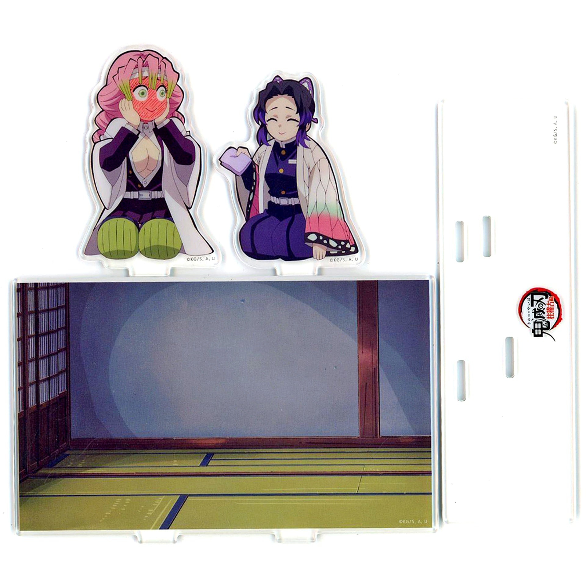 Shinobu Kocho & Mitsuri Kanroji Episode 1 Next Episode Preview Scene Shot Acrylic Stand Demon Slayer: Kimetsu no Yaiba Hashira Training Arc x ufotable Cafe [USED]