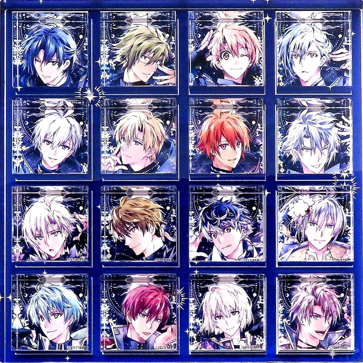 Set of 16 Group Mini Acrylic Block IDOLiSH7 Movie: LIVE 4bit BEYOND THE PERiOD [USED]