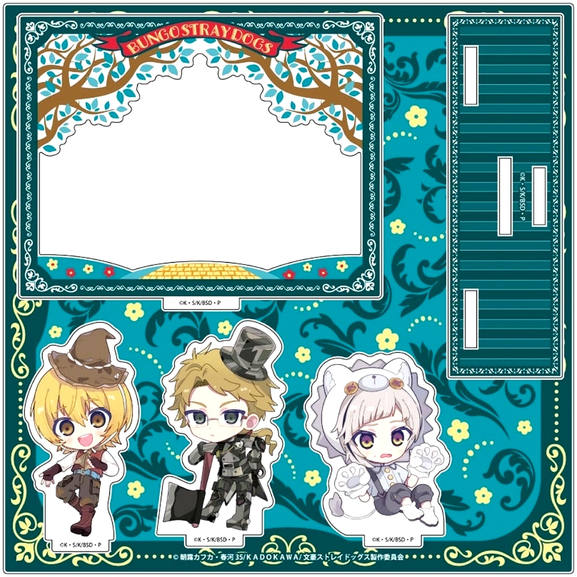 Doppo Kunikida, Kenji Miyazawa & Atsushi Nakajima A. Fairy Tale Series Diorama Acrylic Stand Bungo Stray Dogs [USED]